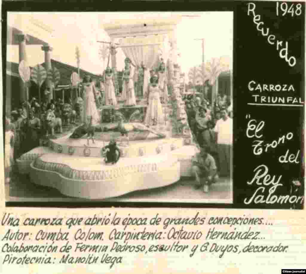 Reporta Cuba Parrandas en Vueltas Siglo XX. Archivo Raúl González.